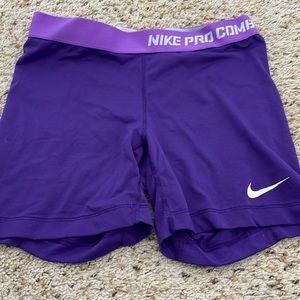 Nike womens dri fit compression shorts